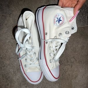 White High Top Converse